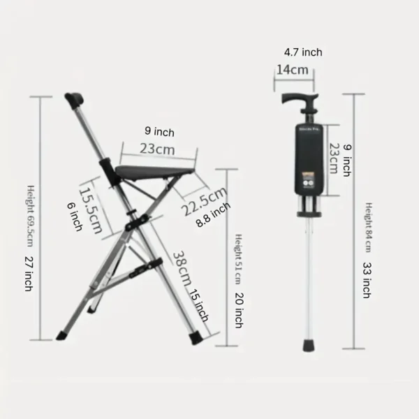 cn-11134207-7ras8-m1p6v26xn7sd7b 2 in 1 Walking Cane with Foldable Seat