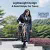Travel Wheelchair with Luggage Handle