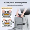 Travel Wheelchair with Luggage Handle