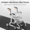 3 in 1 Folding Walker Wheelchair