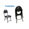 Collapsible Backrest Toilet Chair for Elderly