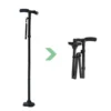 b53063706c990fce6c98a5b9fd267a4b 4 Section Foldable Adjustable Walking Stick