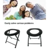 Collapsible Backrest Toilet Chair for Elderly