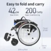 Ultra Lightweight Sports Wheelchair 24 Inch