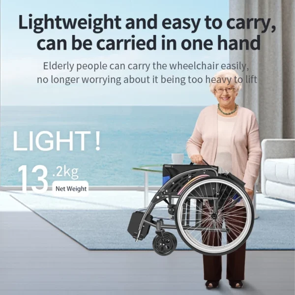 Ultra Lightweight Sports Wheelchair 24 Inch