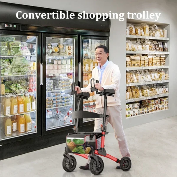 cn-11134207-7ras8-m4k690f0e8tj05 3 in 1 Lightweight Walker Wheelchair Pushchair