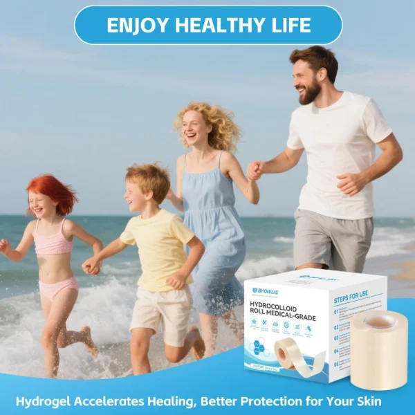 Hydrocolloid Wound Care Tape Roll