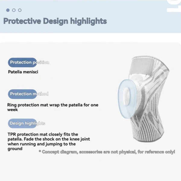 cn-11134207-820l4-mifkx5g00b2912 Knee Brace Compression Sleeve with Patella Pad