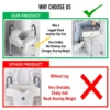 Adjustable Raised Toilet Seat