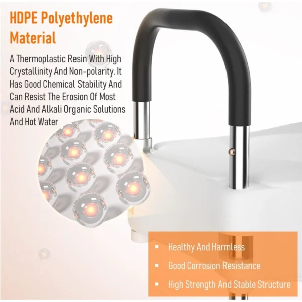 Adjustable Raised Toilet Seat