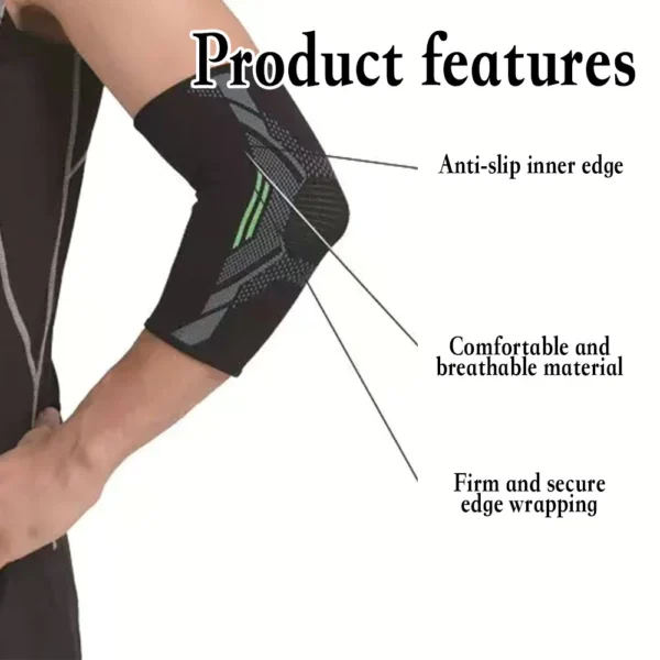 sg-11134201-821db-mgq6uvocc6iy07 Knitted Elastic Compression Elbow Support