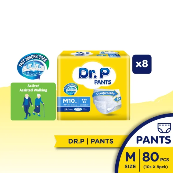 Dr. P Basic Level 5 Adult Diaper Pants 8 Packs
